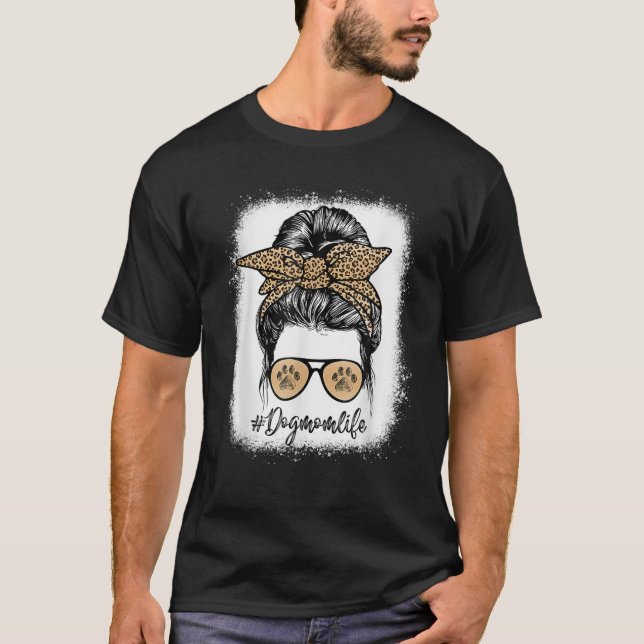 Camiseta Cachorro Maluco Mãe Bun Leopard Imprima Cachorro M (Frente)