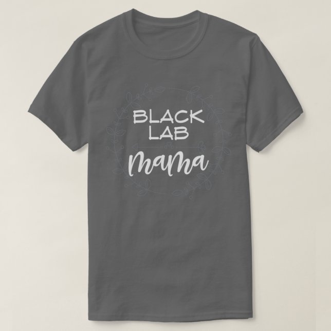 Camiseta Cachorro Mama Dift Black Labrador (Frente do Design)