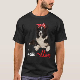 Camiseta Cachorro Mama Puppy Mãe Collie