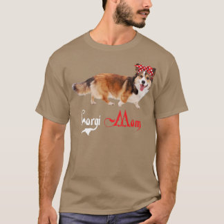 Camiseta Cachorro Mama Puppy Mãe Corgi
