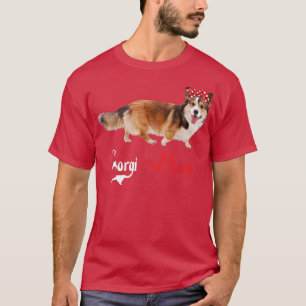 Camiseta Cachorro Mama Puppy Mãe Corgi T-Shirt