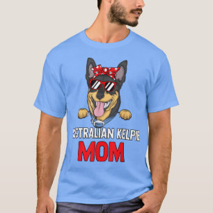 Camiseta Cachorro Mama Puppy Mãe Kelpie australiano