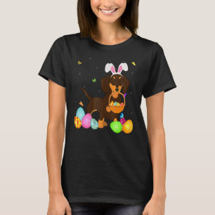 Camiseta Cachorro Mamãe Bonita Dach Dach Shund Ovos Dia da