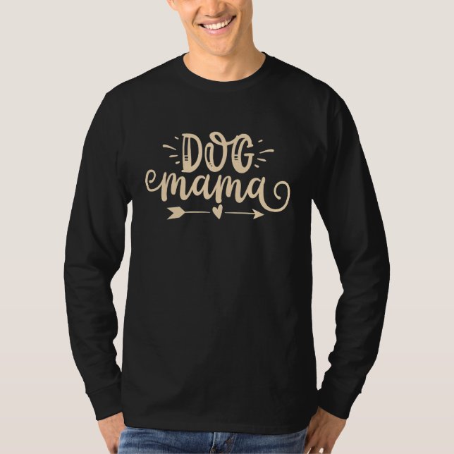 Camiseta Cachorro Mamãe Engraçado Pet (Frente)