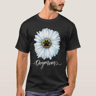Camiseta Cachorro Mamãe Flor Dia da Mãe Vovó Dia da Vovó