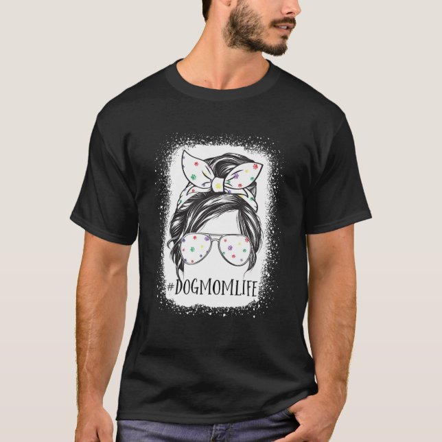 Camiseta Cachorro Mamãe Vida Mal Triste Cachorro Cachorro M (Frente)