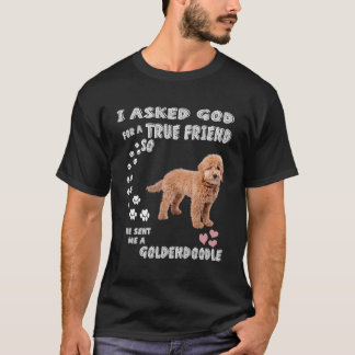 Camiseta Cachorro Mãozinho Pai de Porodle Mini Goldendoodle