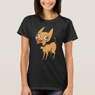 Camiseta Cachorro Marrom Chihuahua