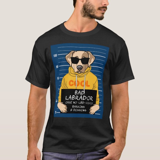 Camiseta Cachorro Mau Labrador Retriever (Frente)