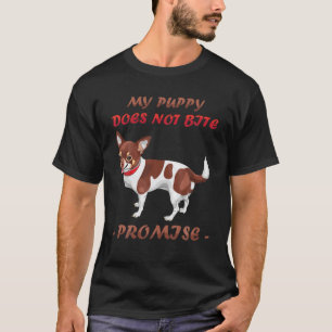 Camiseta Cachorro Médio - Meu Cachorro Não Morde Promessa