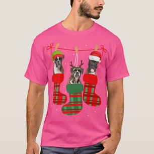 Camiseta Cachorro Meias de Natal Engraçadas Xmas Pajama Pet