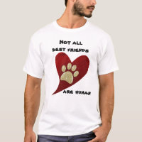 Cachorro Melhor Amigo Vermelho Coração Dourado Amo