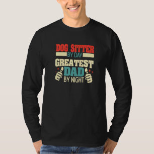 Camiseta Cachorro Mens Amarrando Por Dia Maior Pai Por Noit