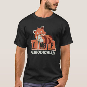Camiseta Cachorro Mesa Periódica Cachorro Pajama Dormindo V
