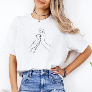 Camiseta Cachorro Moderno Personalizado Mamãe Mulher Gelada