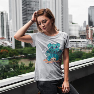 Camiseta Cachorro-monstro-satânico