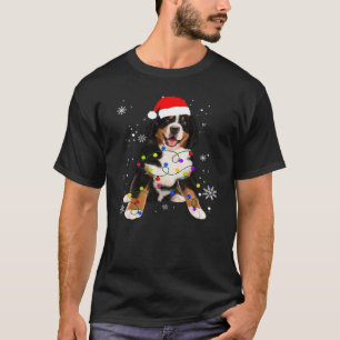Camiseta Cachorro Montanhês Bernês Engraçado Ilumina o Nata