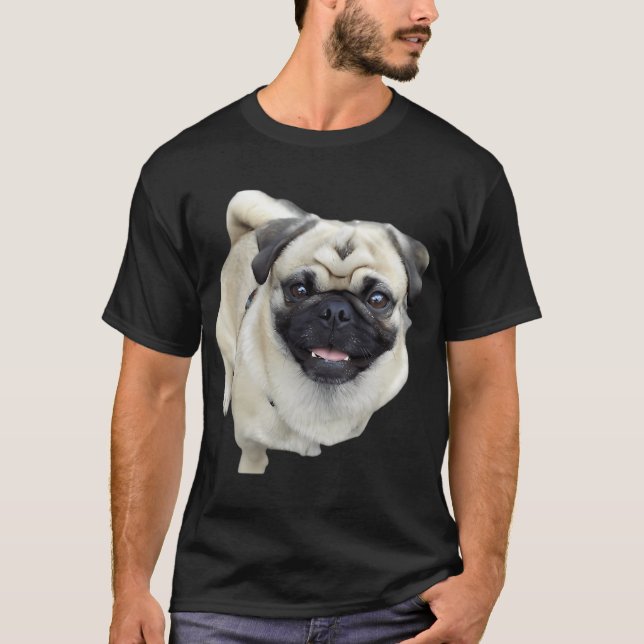 Camiseta Cachorro Mops (Frente)