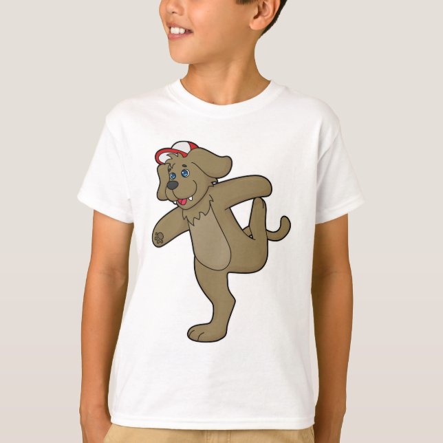 Camiseta Cachorro na Malhação de Yoga (Frente)