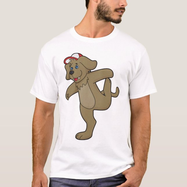 Camiseta Cachorro na Malhação de Yoga (Frente)