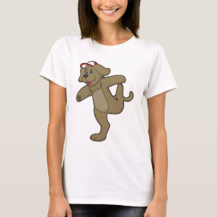 Camiseta Cachorro na Malhação de Yoga