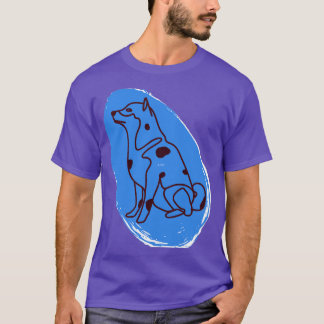 Camiseta Cachorro na ovoarte