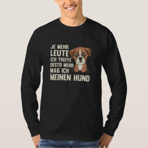 Camiseta Cachorro Não gosta de Pessoas, Cachorros Bonitos