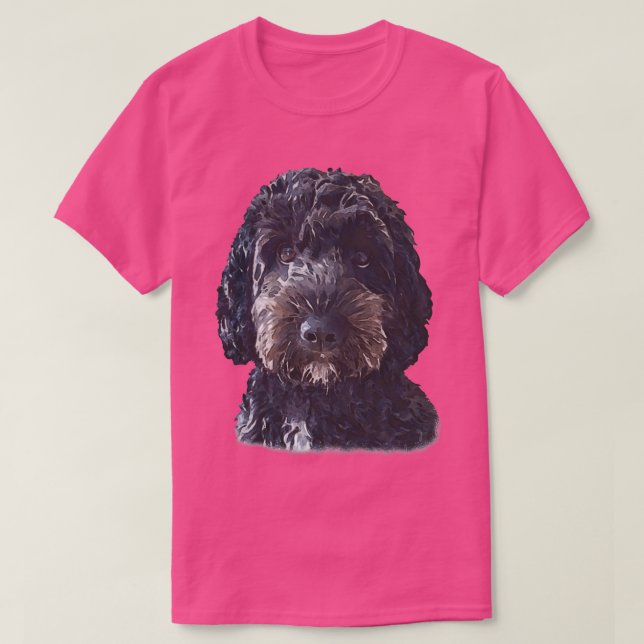 Camiseta Cachorro Negro  (Frente do Design)