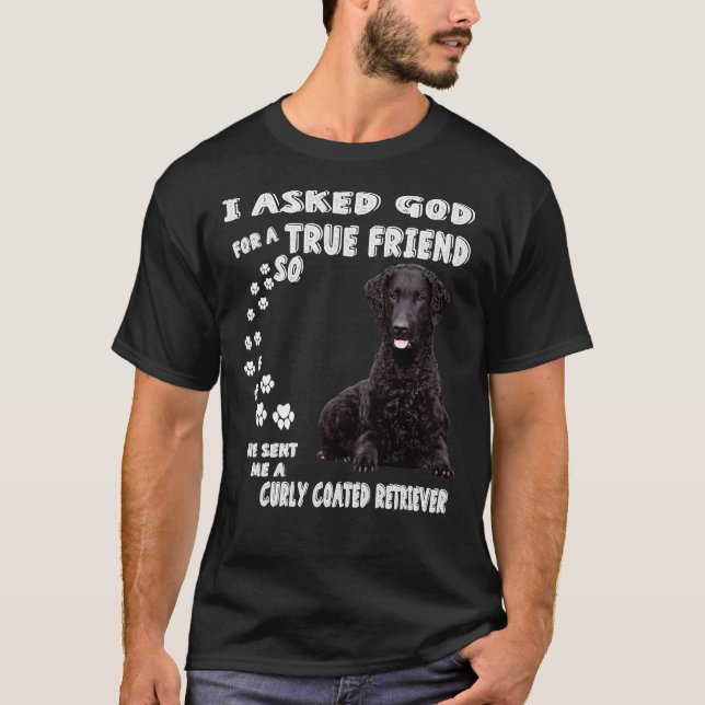 Camiseta Cachorro Negro Cachorro Revestido de Cachorro Mãe  (Frente)
