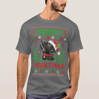 Camiseta Cachorro Negro Engraçado Cachorro Sobre Árvore Luz