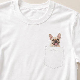 Camiseta Cachorro no Bolso | Foto de Animal de Estimação Pe