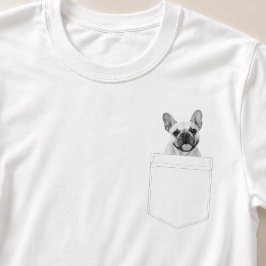 Camiseta Cachorro no Bolso | Foto de Animal de Estimação Pr