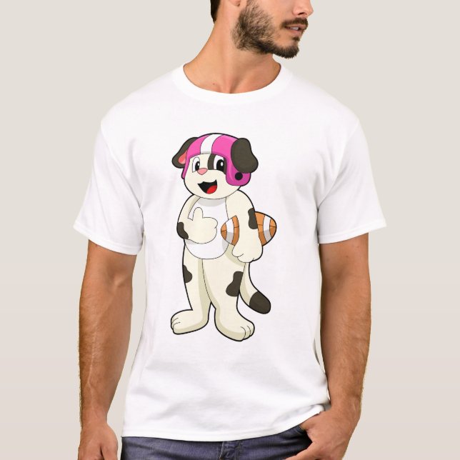 Camiseta Cachorro no Futebol (Frente)