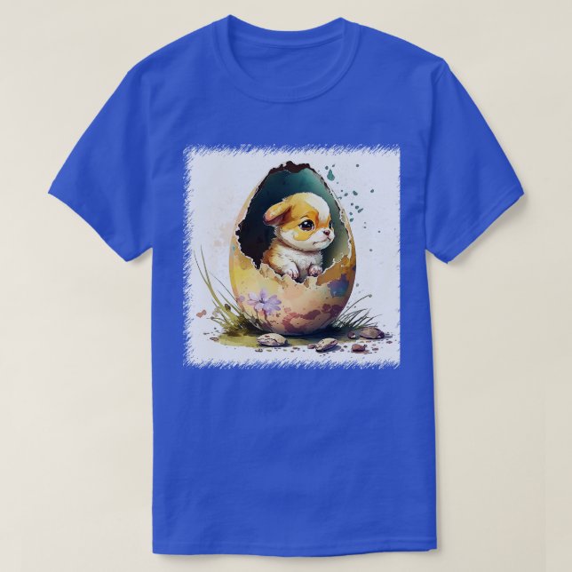 Camiseta Cachorro no ovo 157 (Frente do Design)