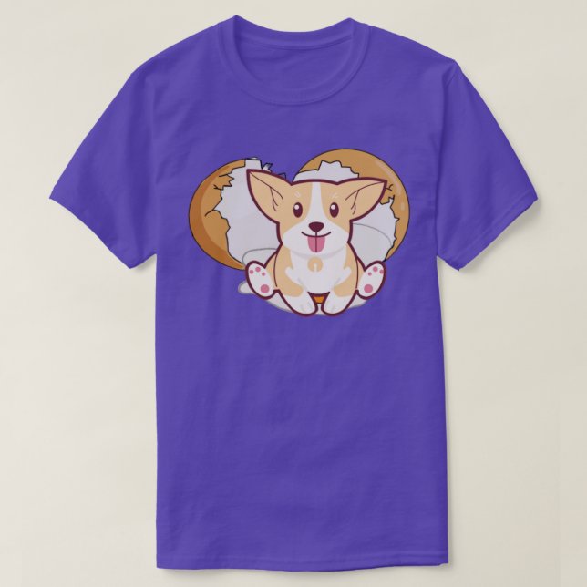 Camiseta Cachorro no ovo 50 (Frente do Design)