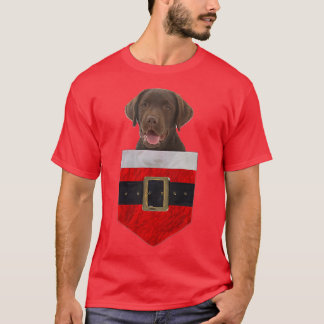 Camiseta Cachorro no seu bolso Papais noeis chocolate Labra