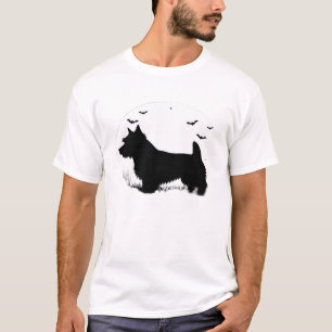 Camiseta Cachorro Norfolk Terrier � Silhueta da Lua de Hall