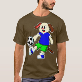 Camiseta Cachorro nos Esportes com Futebol