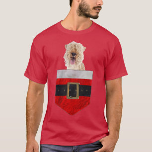 Camiseta Cachorro nos seus Papais noeis Lakeland Terrier