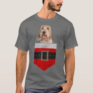 Camiseta Cachorro nos seus Papais noeis Petits Bassets Grif