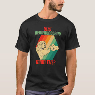 Camiseta Cachorro Novo Melhor Terra Nova Mãe Em Cada 2
