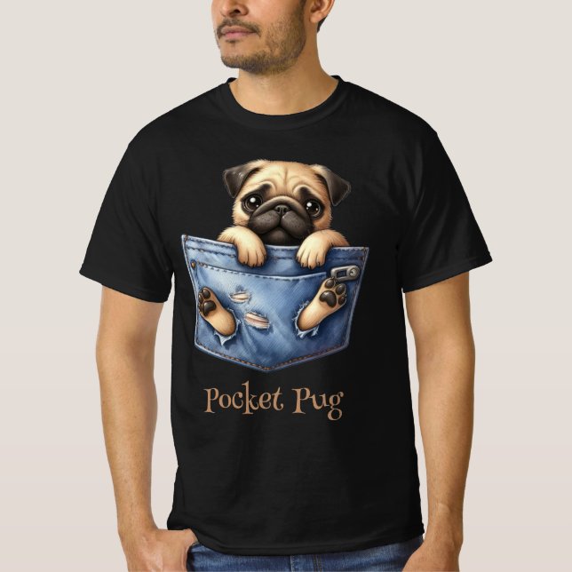 Camiseta Cachorro Num Bolso (Frente)