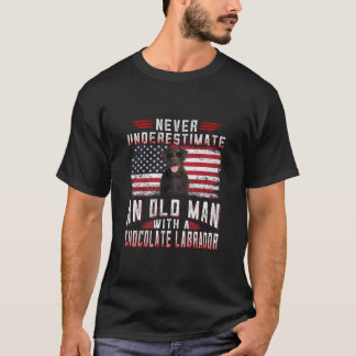 Camiseta Cachorro | Nunca Subestimar O Velho Homem Labrador