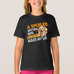 Camiseta Cachorro O Rupido Labrador Domina Minha Vida
