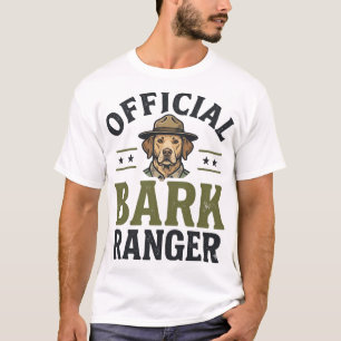Camiseta Cachorro Oficial de Guarda Florestal Gráfico Vinta