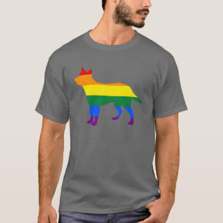 Camiseta Cachorro orgulho gay australiano Cachorro Ímaco Pa