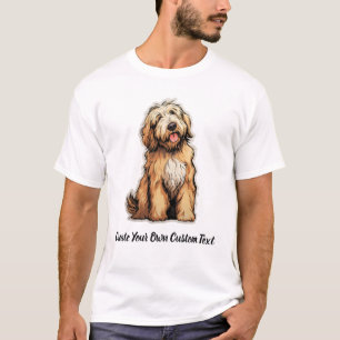 Camiseta Cachorro Otterhound Crie Seu Próprio Texto Persona