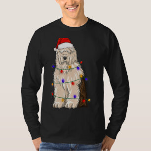 Camiseta Cachorro Ouro de Ovelino Inglês Vestindo Chapéu de