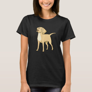 Camiseta Cachorro-Ouro Labrador Amarelo-Gelado