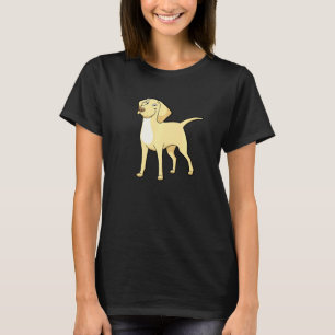 Camiseta Cachorro-Ouro Labrador Amarelo-Gelado